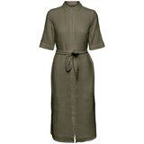 Pieces Dolga srajca 'STINA' zelena | Shoptok.si