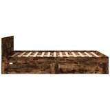  Okvir za krevet s uzglavljem boja hrasta 160x200 cm drveni | Eponuda.ba