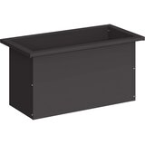  Vrtna posuda za sadnju s LED svjetlom Crna 30 x 60 x 30 cm | shoptok.hr