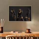  Slika - Midass Touch (1 Part) Wide 120x80 U prirodnom drvenom okviru | shoptok.hr