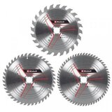 Einhell Set reznih listova 254 x 30 x 3.2, TCT, T24/42/60, 3 komada
