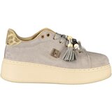 Laura Biagiotti 9821 ženske tenisice na vezanje s platformom 4 cm sive | shoptok.hr