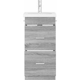  Kupaonski umivaonik s sudoperom Siva Sonoma 42 x 40 x 84,5 cm | shoptok.hr