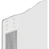  Vzglavje z vzglavjem Siva Sonoma 100 cm Konstruiran les, (5000110042) | Shoptok.si