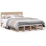 Okvir kreveta bez madraca 135 x 190 cm od masivne borovine | shoptok.hr