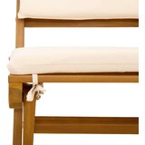  Vanjske bistro stolice 6 pcs Krem bijela 38 x 46 x 85 cm | shoptok.hr