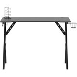  Igraći stol s nogama u obliku slova Y crni 110 x 60 x 75 cm | Eponuda.com