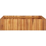 Furnova Visoka greda 100x100x25 cm trden akacijev les, (21920679) | Shoptok.si