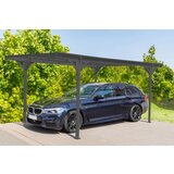 WESTMANN aluminijska nadstrešnica za automobile s ravnim krovom Helsinki 15 m2 (3x5 m) | BRANDED IN GERMANY | shoptok.hr