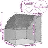  Kavez za piliće Srebrno 2 x 2 x 2 m Cinkani čelik | shoptok.hr