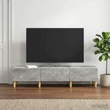  ormar Betonska siva 147 x 34,5 x 30 cm Konstruirano drvo | shoptok.hr