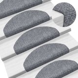  Prostirke za stepenice, samoljepljive, 5 kom, 65x21x4 cm, svijetlo sive, poluokrugle, velike | shoptok.hr