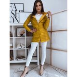 DStreet Double-sided quilted women's coat KATIE yellow TY1723 | shoptok.hr