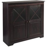 Støraa Temno rjava vitrina iz masivnega bora 95x35 cm Lisa – | Shoptok.si