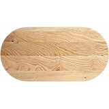 Stolna ploča 120x60x4 cm od ovalna masivna hrastovina | shoptok.hr