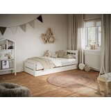  Drveni dječji krevet Emil s ladicom - bijeli - 180x90 cm | shoptok.hr