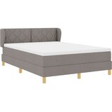  Krevet s opruga kutije Sivo-smeđa 140 x 200 cm tkanina | shoptok.hr