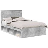 Konstrukcija postelje Beton 120 x 200 cm Masivno borovo les, (5000103778) | Shoptok.si