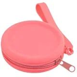 silikonski mini novčanik roze 9x3cm