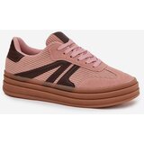 Boto Corduroy Women's Sneakers on Platform Pink Skye | Shoptok.si
