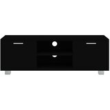 TV ormarić crni 120 x 40,5 x 35 cm od konstruiranog drva | shoptok.hr