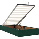  Okvir kreveta s madracima tamnozeleni 90x190cm baršunasti | shoptok.hr