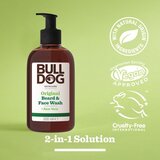 Bull Dog Original Beard & Face Wash čistilni gel za moške 2v1 300 ml | Shoptok.si