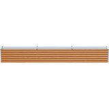  Vrtna visoka greda 290 x 50 x 36 cm Cinkana jeklena, (5000287821) | Shoptok.si