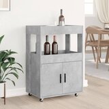 Barska kolica boja betona 60x39,5x89 cm od konstruiranog drva | shoptok.hr