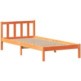  Okvir kreveta bez madraca voštano smeđi 75 x 190 cm od borovine | shoptok.hr