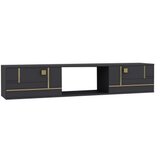 Hanah home tv polica aredam anthracite gold | ePonuda.com