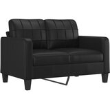  3-dijelni set sofa s jastucima crna od umjetne kože | shoptok.hr
