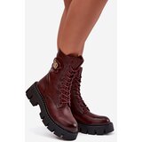 Boto Insulated workery women's with ornament Bordeaux Melisse | shoptok.hr