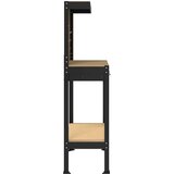  Radne klupe s ladicama Crna 81 x 41 x 145 cm Konstruirano drvo | shoptok.hr