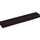  Stenska polica temno rjava 60x10x6 cm trdna hrastovina | Shoptok.si