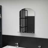  Zidno ogledalo s policom 40 x 60 cm od kaljenog stakla | shoptok.hr