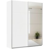 XXXL Omara Z Drsnimi Vrati Feldkirch, Bela, Ogledalo | Shoptok.si