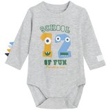Cool club perilo bodi CCB2500505 siva F 68 Cene