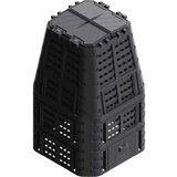  Vrtni kompostnik črn 93,3x93,3x146 cm 1000 L, (20980906) | Shoptok.si
