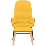  Stolica za ljuljanje od tkanine sa stolcem boja senfa | Eponuda.com