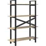  Polica Sonoma hrast 100 x 33,5 x 140 cm Konstruirano drvo | shoptok.hr