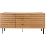 House Nordic Nizka komoda v hrastovem dekorju v naravni barvi 150x74 cm Kyoto – | Shoptok.si