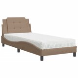  Okvir kreveta bez madraca Zadar boja cappuccina 90 x 200 cm od umjetne kože | Eponuda.com