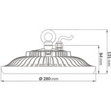 SKYLIGHTNING LED industrijska žarnica Hihgbay 100W - hladno bela | Shoptok.si