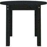  Stolić za kavu crni Ø 55x45 cm od masivne borovine | shoptok.hr
