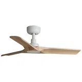 33805WT - Stropni ventilator HEYWOOD S, drvo/bela, prečnika 90 cm, WT + daljinski upravljač