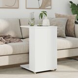  Bocni stol s kotačem Bijelo 40 x 35 x 60 cm Konstruirano drvo | shoptok.hr