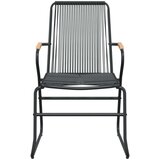  7-dijelni vrtni blagovaonski set od PVC ratana crni | shoptok.hr