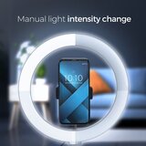 Oem LED Ring Stream RGB lampa 26cm s držačem za mobitel + stativ crna | shoptok.hr