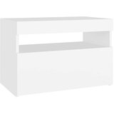 TV ormarić s LED svjetlima bijeli 60x35x40 cm | shoptok.hr